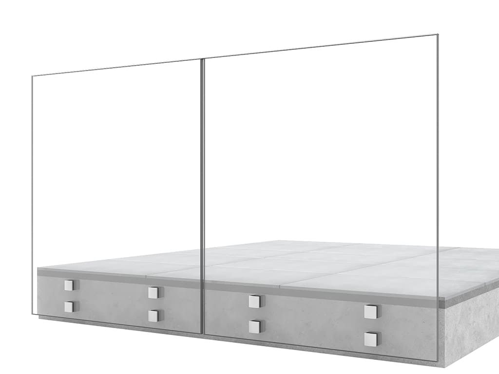 Main courante SV-1260 garde corps terrasse GLASSFIT CC-772